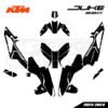 KTM DUKE 390 2024-2025 Graphics Template