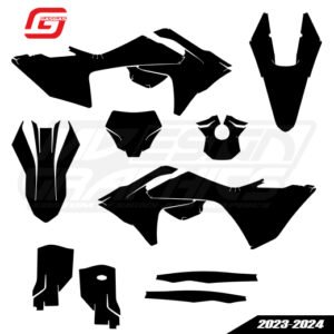 GAS GAS MC450F 2024 & 2023 Factory Edition Graphics Template