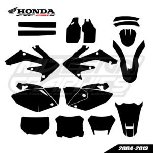 HONDA CRF 250X 2004-2019 Graphics Template