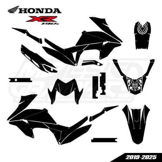 HONDA XR 190L 2019-2025 Graphics Template