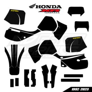 HONDA XR 650L 1992-2023 Graphics Template