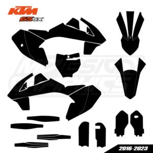 KTM SX 65 2016-2023 Graphics Template