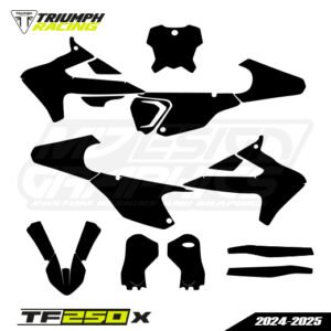 TRIUMPH TF 250 X 2024-2025 Graphics template