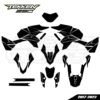TEKKEN 250 2017-2022 Graphic Templates