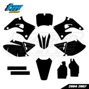 TM Racing 125-250-300-400 MX 2004-2007 Graphics Template
