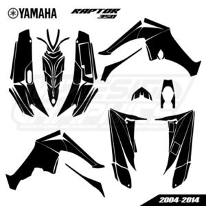 YAMAHA RAPTOR 350 2004-2014 Graphics Template