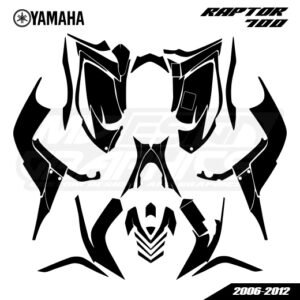 YAMAHA RAPTOR 700 2006-2012 Graphics Template