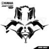 YAMAHA RAPTOR 90 2016-2024 Graphics Template