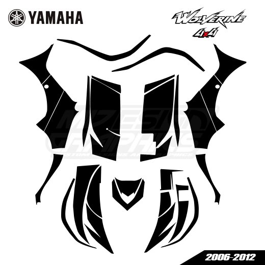 YAMAHA WOLVERINE 450 2006-2012 Graphic Template