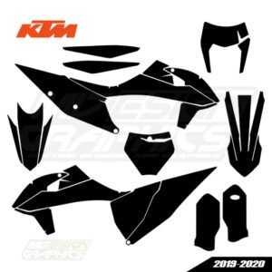 KTM 250-350-500SX-F 450SX-F 2019-2020 Graphics Template