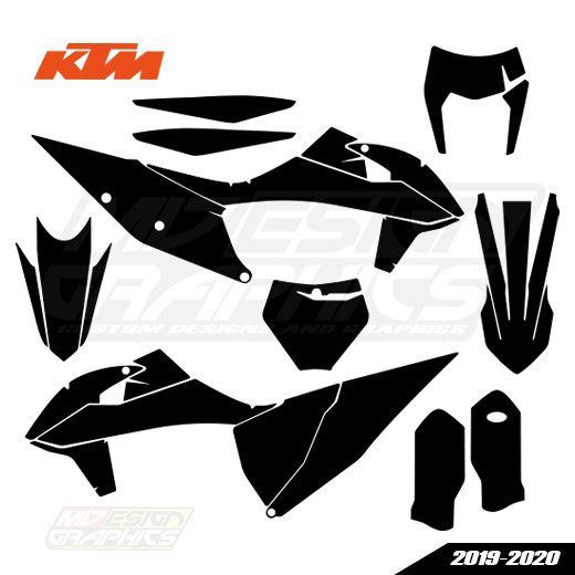 KTM 250-350-500SX-F 450SX-F 2019-2020 Graphics Template KTM 250-350-500SX-F 450SX-F 2019-2020 Graphics Template