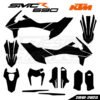 KTM 690 SMC-R 2019-2023 Graphics Templates KTM 690 SMC-R 2019-2023 Graphics Templates
