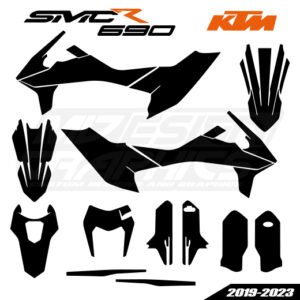 KTM 690 SMC-R 2019-2023 Graphics Templates