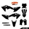 KTM SX 50 2024-2025 Graphics Template KTM SX 50 2024-2025 Graphics Template