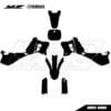 YAMAHA YZ 125-250 1993-1995 Graphics Template YAMAHA YZ 125-250 1993-1995 Graphics Template