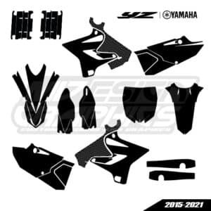 YAMAHA YZ 125-250 2015-2021 Graphics Template YAMAHA YZ 125-250 2015-2021 Graphics Template