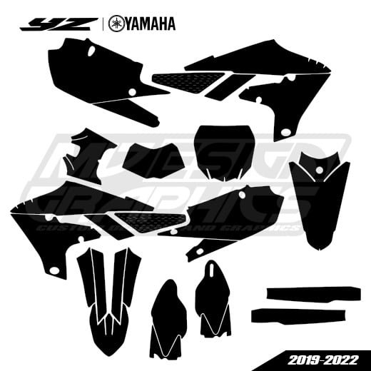YAMAHA YZ450F 2018-2022 Graphics Template