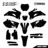 YAMAHA YZF 250-450 2005-2009 Graphics Template