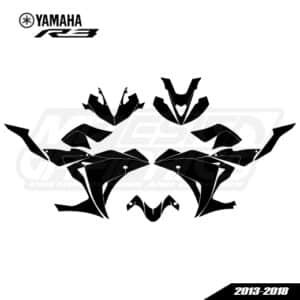 YAMAHA YZF R3 2013-2018 Graphics Template YAMAHA YZF R3 2013-2018 Graphics Template